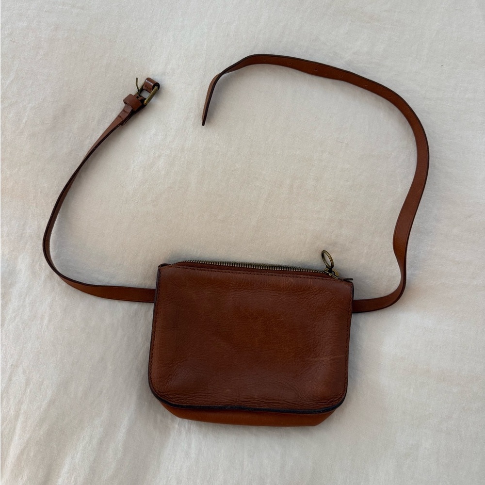 Madewell Brown Leather Crossbody Bag